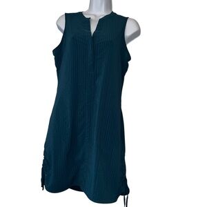 Title Nine Teal Sleeveless Midi Dress
